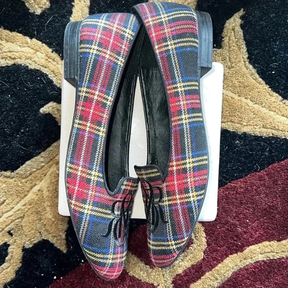 Rock & Republic Women’s TarTan Red Black Plaid Slip-Ons Shoes Slippers F… - Picture 3 of 14